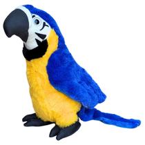 Ave De Pelúcia Arara Cacatua Realista 30cm Pássaro Decoração Ave De Pelúcia Arara Cacatua Realista 30cm Pássaro Decoração