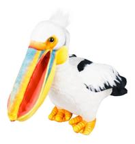 Ave Pelicano Realista 37cm Animais Pelúcia Ave Pelicano Realista 37cm Animais Pelúcia