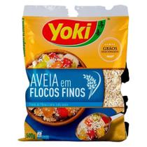 Aveia em Flocos Finos 500g Yoki Aveia em Flocos Finos 500g Yoki