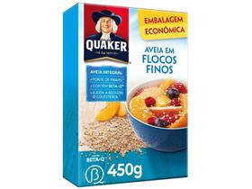 Aveia em Flocos Finos Quaker 450g