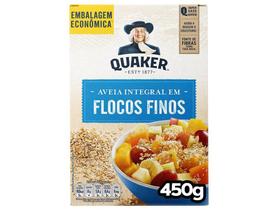 Aveia em Flocos Finos Quaker 450g Aveia em Flocos Finos Quaker 450g