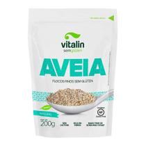 Aveia em Flocos Finos Sem Glúten - 200g - Vitalin