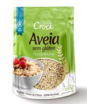 Aveia em Flocos Médios Cereal Crock 200g - Sem Glúten e Vegano