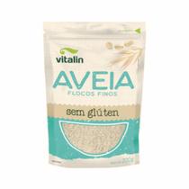 Aveia Flocos Finos sem Glúten Integral 200g Vitalin Aveia Flocos Finos sem Glúten Integral 200g Vitalin