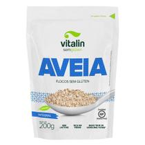 Aveia Flocos Integral Sem Glúten Vitalin 200g