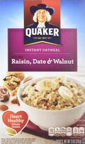 Aveia Instantânea Quaker com Passas, Tâmaras e Nozes 37 g - 24 unidades Aveia Instantânea Quaker com Passas, Tâmaras e Nozes 37 g - 24 unidades