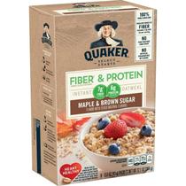 Aveia Instantânea Quaker Fiber & Protein Maple Brown Sugar Aveia Instantânea Quaker Fiber & Protein Maple Brown Sugar