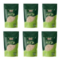 Aveia Orgânica Ecobío Flocos - 250g - Kit com 6 unidades
