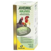 Avemil Antibacteriano Indubras Solúvel Para Aves 100ml Avemil Antibacteriano Indubras Solúvel Para Aves 100ml
