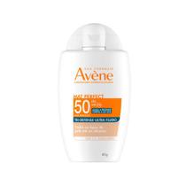 Avène Mat Perfect Tri-Defense Ultra Fluido Protetor Solar Facial Tom 1.5 Claro/Médio FPS 50 40g
