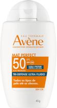 Avène Protetor Solar Facial Mat Perfect Tri-Defense Ultra Fluido FPS 50 Sem Cor 40g Proteção Avançada, Controle de Ole Avène Protetor Solar Facial Mat Perfect Tri-Defense Ultra Fluido FPS 50 Sem Cor 40g Proteção Avançada, Controle de Ole