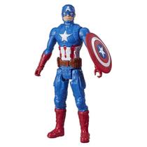 Avengers figura 12 titan hero blast gear capitão américa e7877 - Hasbro