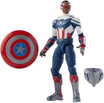 Avengers Hasbro Marvel Legends Série 6 polegadas Action Figure Toy Captain America: Sam Wilson Premium Design e 2 Acessórios, para Crianças de 4 anos ou mais