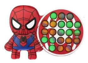 Avengers Pop It Fidget Toy Empurre Pop Bubble Fidget Sensorial Toy Anti Stres- Homem Aranha
