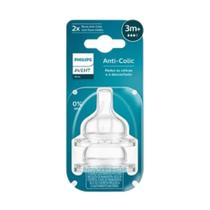 Avent Kit Bico de Mamadeira Classica com 2 Unidades 3M+