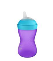 Avent Scf802/02 Copo Com Bico Macio Roxo Azul 300ml 9+ 862775