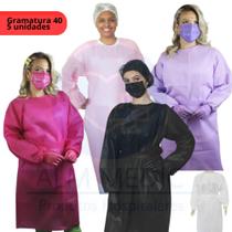 Aventais Descartáveis Coloridos