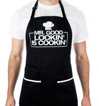 Avental ALLER HOME&KITCHEN Funny com bolsos ajustáveis masculinos Avental ALLER HOME&KITCHEN Funny com bolsos ajustáveis masculinos