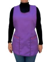 Avental Bata Frente e Costas com dois bolsos Frontal kit 10 peças