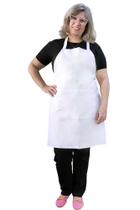 Avental Brim Plus Size com Bolso