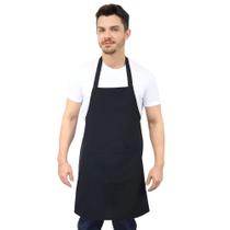 Avental Brim Plus Size com Bolso