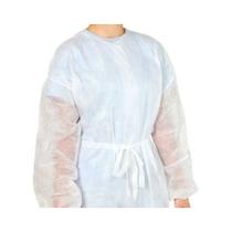 Avental C/Tiras Descartável Manga Longa TNT 20 gramas Aradesc 10 UNI