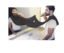 Avental Capa Para Barbear Barba Com Ventosa Para Espelho Mais Limpeza no Banheiro