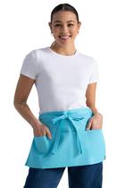 Avental Chef Works: cintura turquesa unissex com bolsos