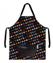 Avental Churrasqueiro Pac Man gamer Avental Churrasqueiro Pac Man gamer