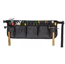 Avental Cinto De Ferramenta 12 Bolsos Alças Suporte Preto