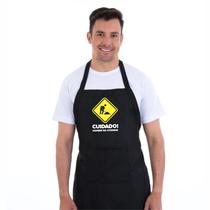 Avental Cuidado! Homem na cozinha - Original Uniformes