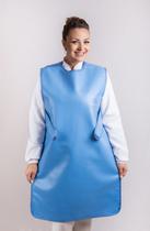 Avental de Borracha Plumbífera Profissional Cirúrgico Adulto tiras cruzadas 110x060- 0,25mmPb Para Radiografia