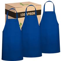 Avental de Chef GREEN LIFESTYLE Impermeável Azul-Royal 120 Unidades Avental de Chef GREEN LIFESTYLE Impermeável Azul-Royal 120 Unidades