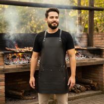 Avental de Churrasqueiro Couro Bovino Avental Churrasco