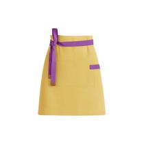 Avental de Cintura Amarelo Roxo Sorveteria Açai Doce Unissex