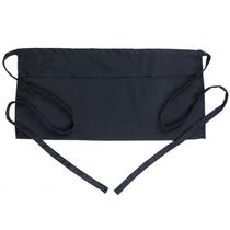 Avental de cintura BOHARERS com 3 bolsos para garçonete, pacote com 20 unidades, preto Avental de cintura BOHARERS com 3 bolsos para garçonete, pacote com 20 unidades, preto