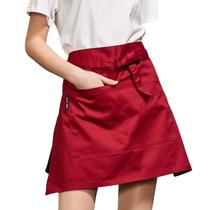 Avental de cintura curta unissex de poliéster com bolso frontal Avental de cintura curta unissex de poliéster com bolso frontal