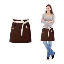 Avental de Cintura Marrom Cafeteria Barbearia Bartender 10un Avental de Cintura Marrom Cafeteria Barbearia Bartender 10un