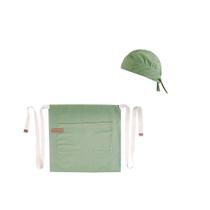 Avental de Cintura Verde Bandana Algodao Cozinha Bar Vegano Avental de Cintura Verde Bandana Algodao Cozinha Bar Vegano