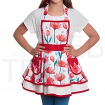 Avental de Cozinha Bia Lisse Infantil Capobella: Luxo, Elegância e Proteção Chique na Cozinha