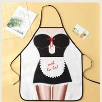 Avental De Cozinha Criativo Sexy Maid Ooh La La Impermeável Churrasco Presente Engraçado Estampa New