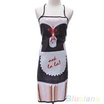 Avental de Cozinha Divertido Empregada Francesa Sexy Criativo Presente Amigo Churrasco Festa Top