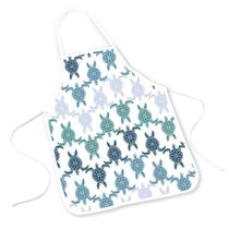 Avental De Cozinha Estampado Branco Adultos Em Pvc Tartaruga