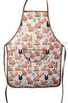Avental de Cozinha Estampado com Plástico - Tema Capivara
