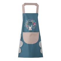 Avental de cozinha feminino DILLMAN com bolsos para limpar as mãos à prova d'água