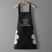 Avental De Cozinha Impermeavel Com Lateral Seca As Mãos