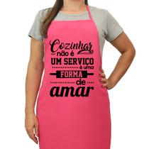 Avental de Cozinha Mãe Amiga Mulher Esposa Rosa- Cozinha Forma De Amar