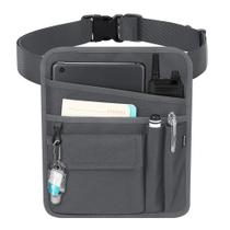 Avental de garçom Likesing com bolsa de cintura e 6 bolsos ajustável Avental de garçom Likesing com bolsa de cintura e 6 bolsos ajustável