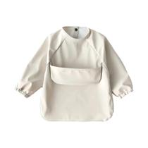 Avental De Pintura Impermeável Para Bebês Com Mangas Longas, Acessórios Para Crianças Em Cores