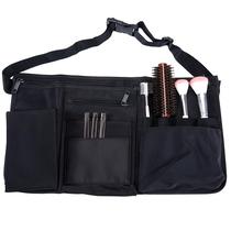 Avental de salão MyGift Maquiador profissional preto Avental de salão MyGift Maquiador profissional preto